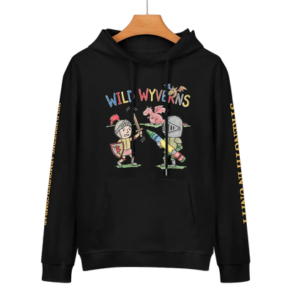 Wild Wyverns Cartoon Hoodie